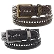 Nautica Mens Genuine Leather Braided Belt