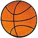Basketball Rug - 39" Round