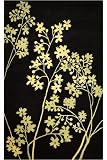 Arboretum Rug 2'6x10'runner Black
