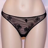 Verde Veronica Ricamo Super Pose Thong