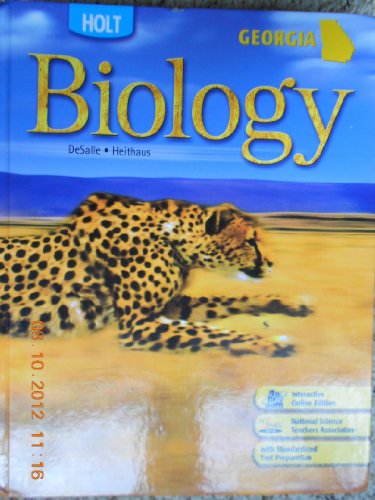 Holt Biology Georgia: Holt Biology Student Edition 2008 Holt Biology Georgia: Holt Biology Student Edition 2008