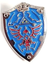 Single Detail Page Misc: Legend of Zelda Hylian Triforce Mini Shield Hat Tie Tack Jacket Vest Lapel Pin - GeoPromotions
