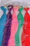 5 PCS 20" Clip-in Straight Heat-resistant Fiber Extension Set Green Pj17
