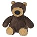Mary Meyer EarthMates, Fuzz That Wuzz 100% Recycled, Wee Pawzzzz Bear, Chocolate 8"