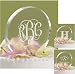 Personalized Acrylic Circle Cake Topper