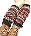 Leg Warmer, V28 Women Ladies Girl Fashion Winter Bohemian Boho Knit Crochet Long