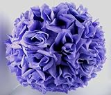 Purple Rose Hanging Ball Lamp Light Chandelier
