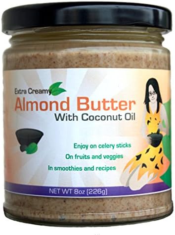 Almond Butter with Coconut Oil, Raw, Extra Creamy