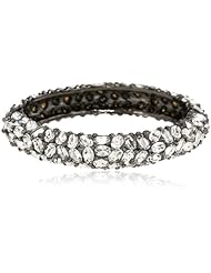 Kenneth Jay Lane Crystal Pave Thin Bangle Bracelet
