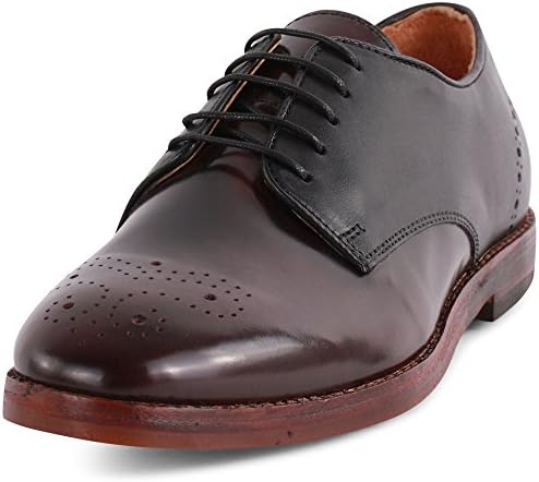 H by Hudson Jarrow Mens Leather Brogues Burgundy 9 US