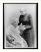 Historic Print (L): [Elizabeth Cady Stanton, seated, and Susan B. Anthony, standing, three-quarter length po