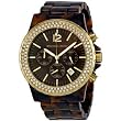 Michael Kors Tortoise Quartz Brown Dial Mens Watch MK5557