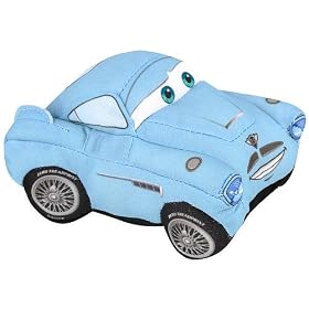 Disney Pixar Cars 2 Finn McMissile Plush Crash 'Ems (makes sounds when crashed)