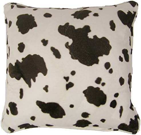 SUPERSOFT LUXURIOUS FAUX FUR CUSHION COVER PILLOW CASE SHAM BROWN ANIMAL HORSE PONY 20" - 50CM