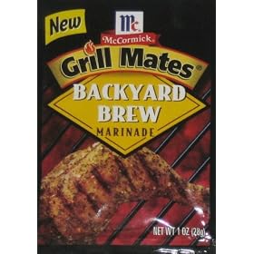 McCormick Grill Mates Backyard Brew Marinade - 1.0 Oz (6-Pack)