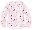 Hot Chillys Youth Midweight Print Banded Crew
