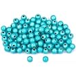 100 Turquoise Round Miracle Beads Jewelry Beading 4mm