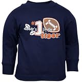 Auburn Tigers Navy Blue Toddler Daddy's Little Tiger Long Sleeve T-shirt