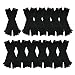RSG Hosiery Men's & Women's Toe Socks 12-Pack (Black, Crew)