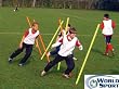World Sport Set of 6 Orange Coaching Sticks / Slalom Poles