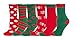Gilbins 6 Pack Women Fuzzy and Soft Anti Grip Christmas Holiday Socks, Gift Box Packaged With Gift Card, Size 9-11 Card 6 Pack,Size 9-11