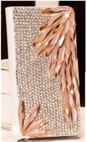 EVTECH(TM) Full Rhinestones GEM Series Luxury Crystal Diamond Bling Design PU Leather Wallet Cover Case for Samsung Galaxy S5 I9600 Samsung Galaxy S5/ GS 5 AT&amp;T G900A/ Sprint G900P/ Verizon G900V/ T-mobile G900T (100% Handcrafted)