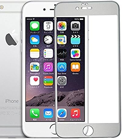Chipman iPhone 6 Plus/6S Plus 5.5" Screen Protector,Full Coverage Protective Compatible Tempered Glass Screen Protector for Apple iPhone 6 / 6S Plus(Silver)