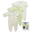 Gerber Zip Front Sleep 'N Play, 3 Pack, Neutral, 3-6 Months