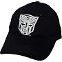 Transformers Black Baseball Cap with Silver Embroidered Autobot Logo