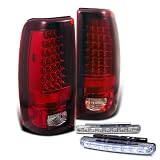 Eautolights Chevy Chevrolet Silverado 1500 2500 HD GMC Sierra Fleetside Full LED Tail Light Red Chrome with DRL 8 LED Fog Bumper Light Pair New Set 51jEAd9%2Bc%2BL. SL160 Eautolights Chevy Chevrolet Silverado 1500 2500 HD GMC Sierra Fleetside Full LED Tail Light Red Chrome with DRL 8 LED Fog Bumper Light Pair New Set