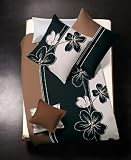 Fleuresse modern garden 22713 Fb. 3 Mako-Satin Bettw&auml;sche / 135 x 200 cm braun