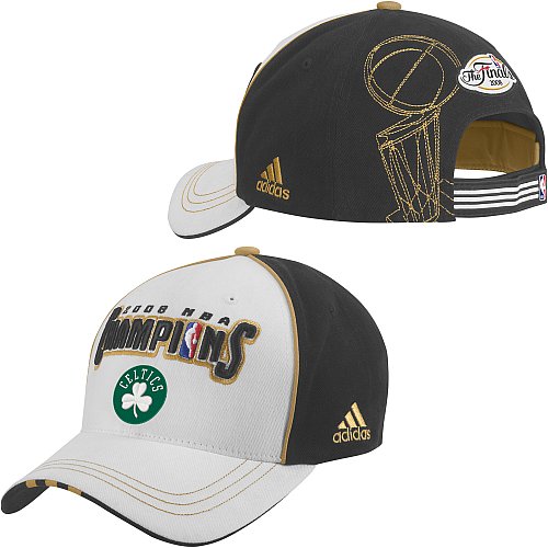 adidas Boston Celtics 2008 NBA Champions Locker Room Adjustable Hat