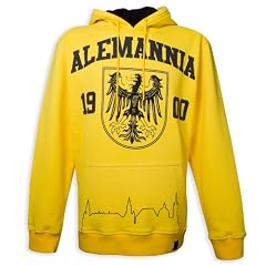 NEU - Original Alemannia Aachen - Herren-Hoody, gelb