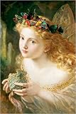 Art Print, Fairy by Sophie Gengembre Anderson, Final Size: 26.75 in X 40 in