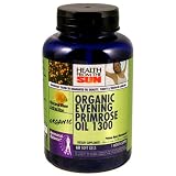 Health from the Sun Omega-6  Organic, Evening Primrose Oil 130mg , 60 Softgels, ( Pack of 2 )