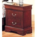 Louis Philippe Style Cherry Finish Night Stand