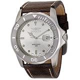 Invicta Men's 0008-IS464 Pro Diver Collection Brown Ostrich Leather Watch