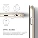 elago® [Leather Flip[Brown/Champagne Gold] - [Card Slot][Screen Protection][Premium Hybrid Construction] – for iPhone 6/6S Plus
