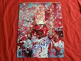 Anaheim Angels Bengie Molina Autographed 11x14 Photo, Proof Photo of Bengie Signing for Us.