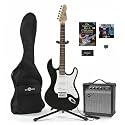 Electric-ST Guitar & Complete Pack Black