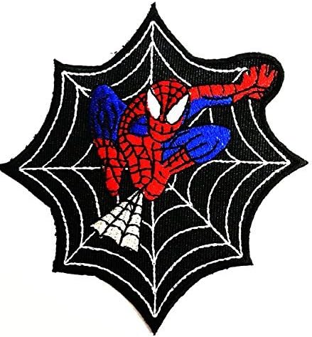 Spiderman Patches Iron on Patch / Embroidered Patch This Appliques Are Great for T-shirt, Hat, Jean ,Jacket...