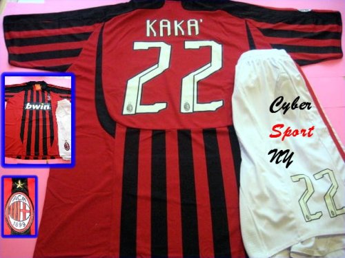 Buy Milan Italy Soccer Jersey Home Kaka, Adults and Children Sizes (FREE Shorts) by CyberSportNY
