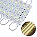 RGBZONE 200pcs DC 12V 5050 SMD 3-LED Waterproof Module LED Light Decorative Lighting Lamp - Warm White