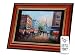 10.5'' Digital Photo Frame with 1GB of Internal Memory (Brown Wood)