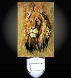 Lion Portrait Decorative Night Light