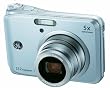 GE A1250-SL 12MP Digital Camera with 5X Optical Zoom and 2.5 Inch LCD with Auto Brightness - Silver