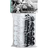 HairWare Professional Jumbo Roller Clamps - 12 ct