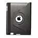 GreatShield Vogue Series 360 Degrees Rotating Leather Case / Folio with built-in Stand for The New iPad 3 (3rd Generation) 2012 Model Tablet – Black