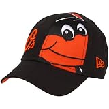 MLB New Era Baltimore Orioles Toddler Oriole Bird Big Mascot Hat - Black