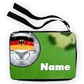 Striefchen� Bef�llte Federmappe f�r Jungs Motiv: Fussball mit Wunschnamen